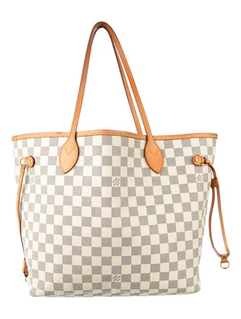 white louis vuitton bag neverfull.